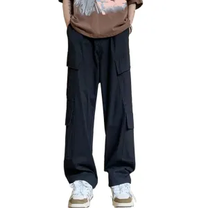 Simple Multi-Pocket Cargo Pants