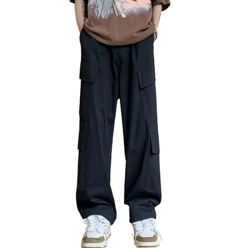 Simple Multi-Pocket Cargo Pants