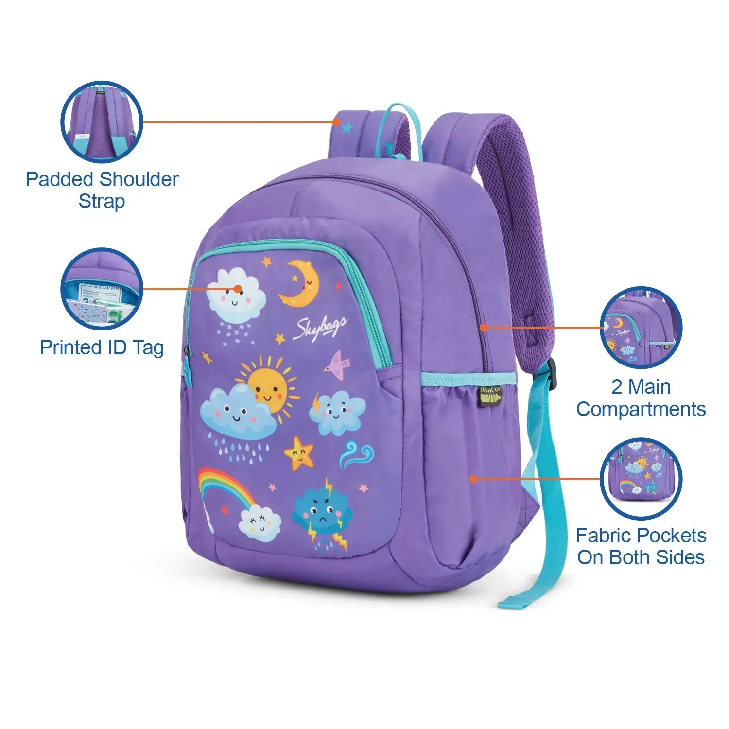 Skybags Bonbon  Star Backpack Mint