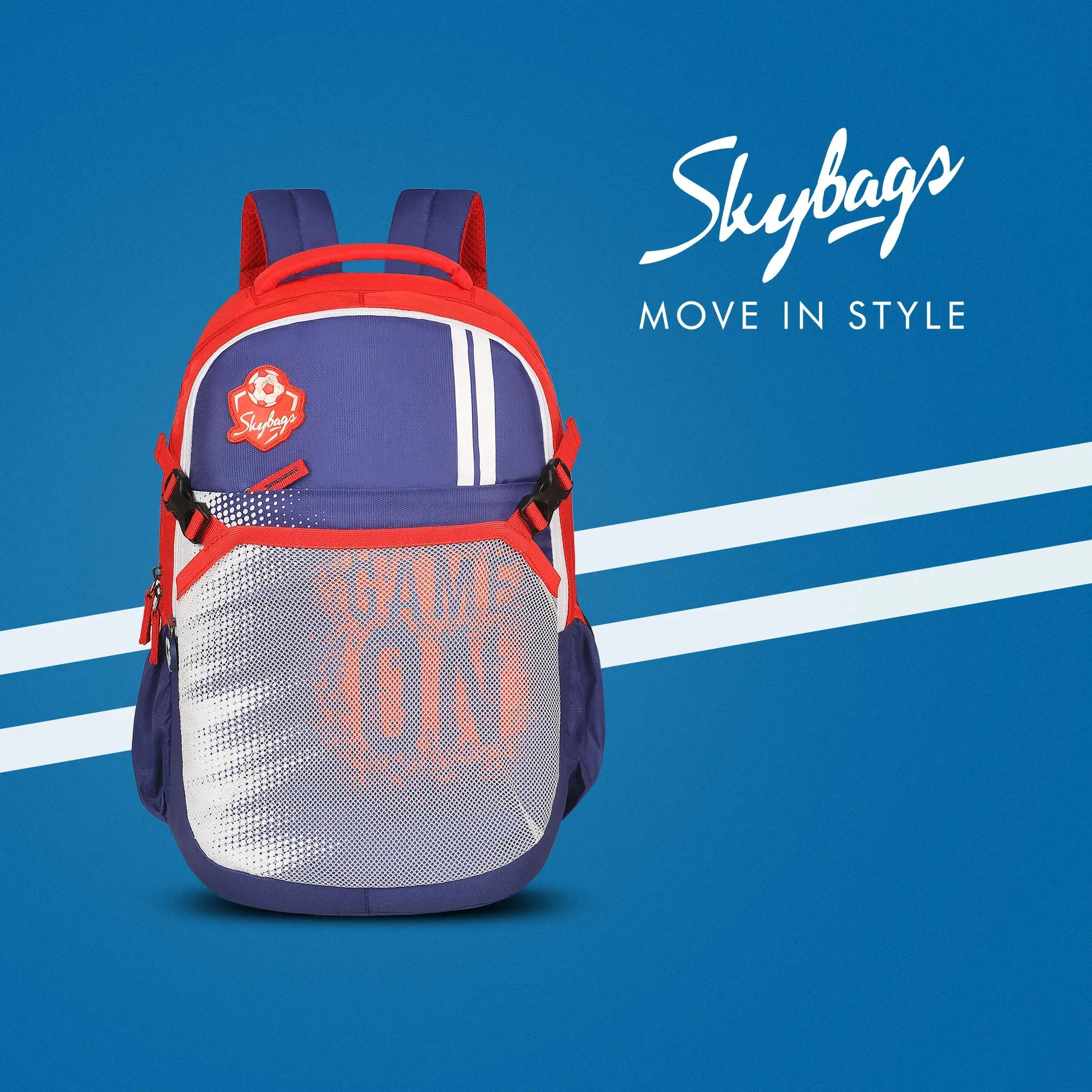Skybags Chase  01 School Backpack Navy