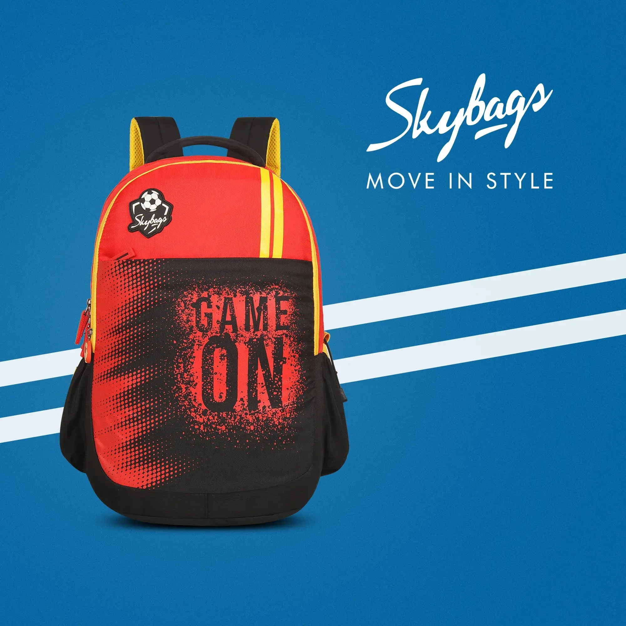 Skybags Chase  02 School Backpack Red