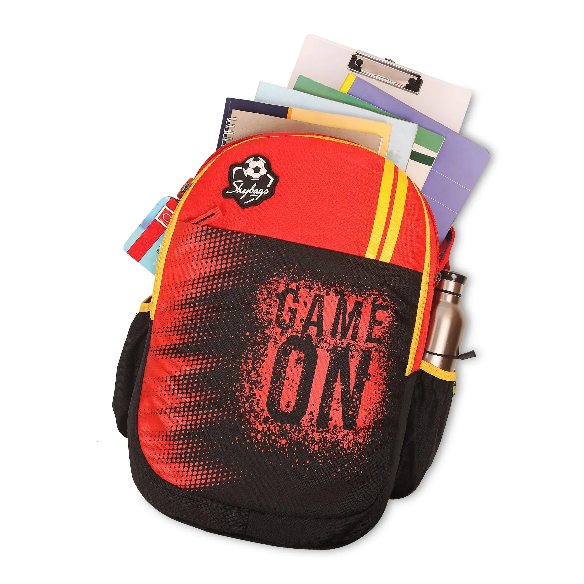 Skybags Chase  02 School Backpack Red