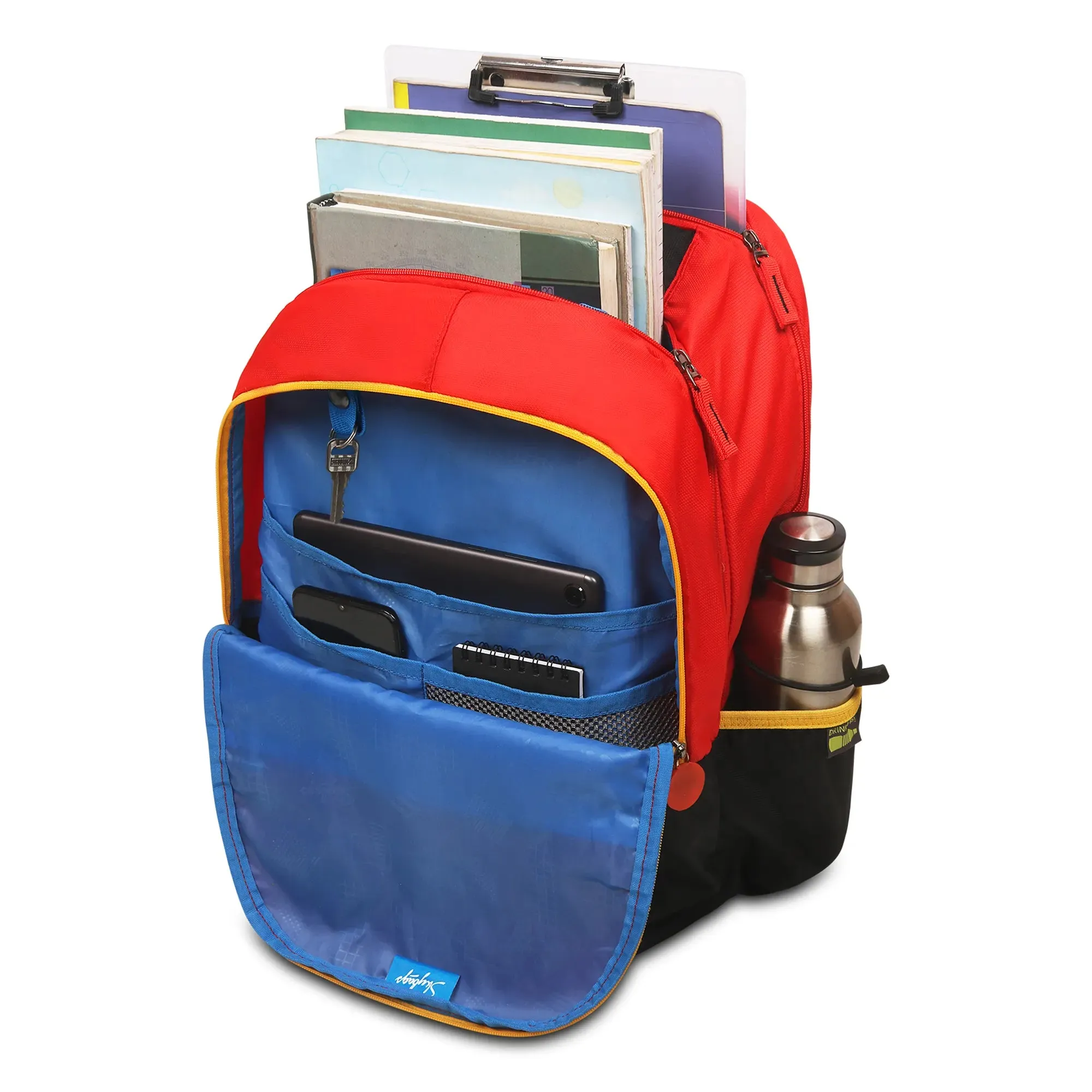 Skybags Chase  02 School Backpack Red