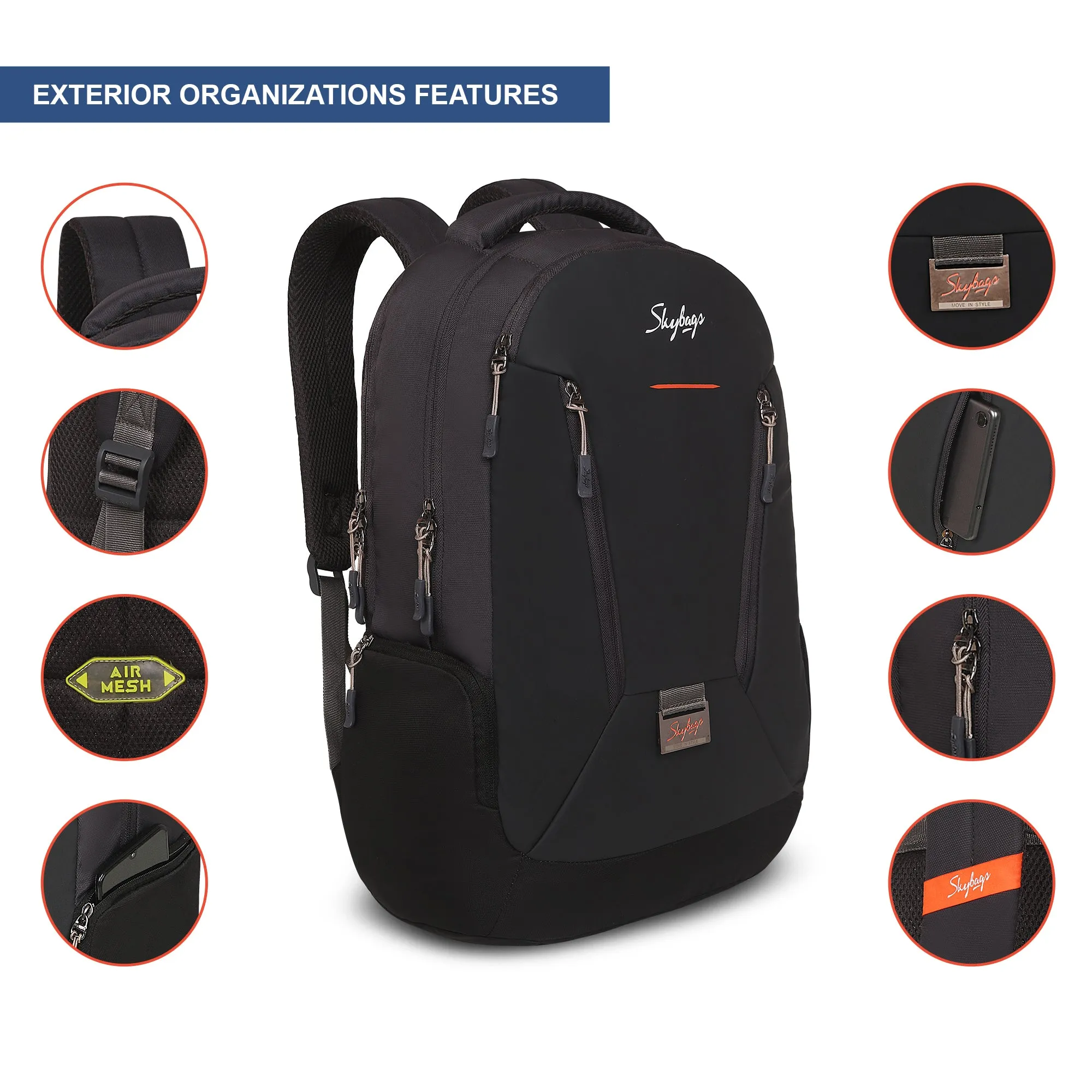 Skybags Chester Pro  01 Laptop Backpack