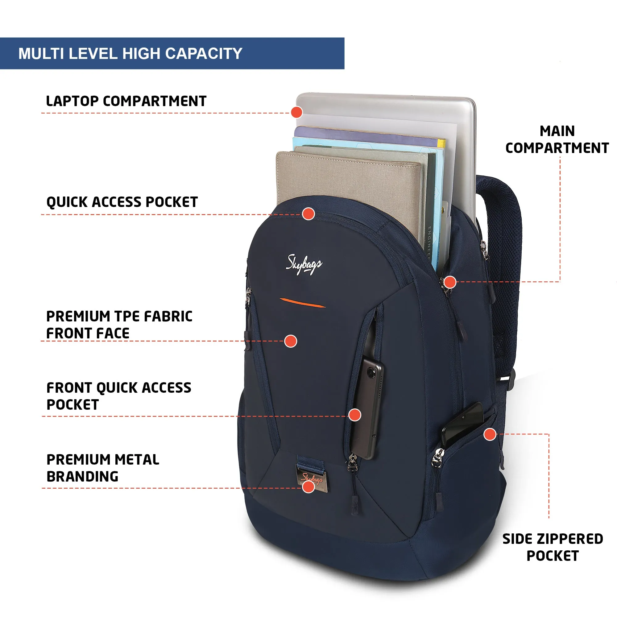 Skybags Chester Pro  01 Laptop Backpack