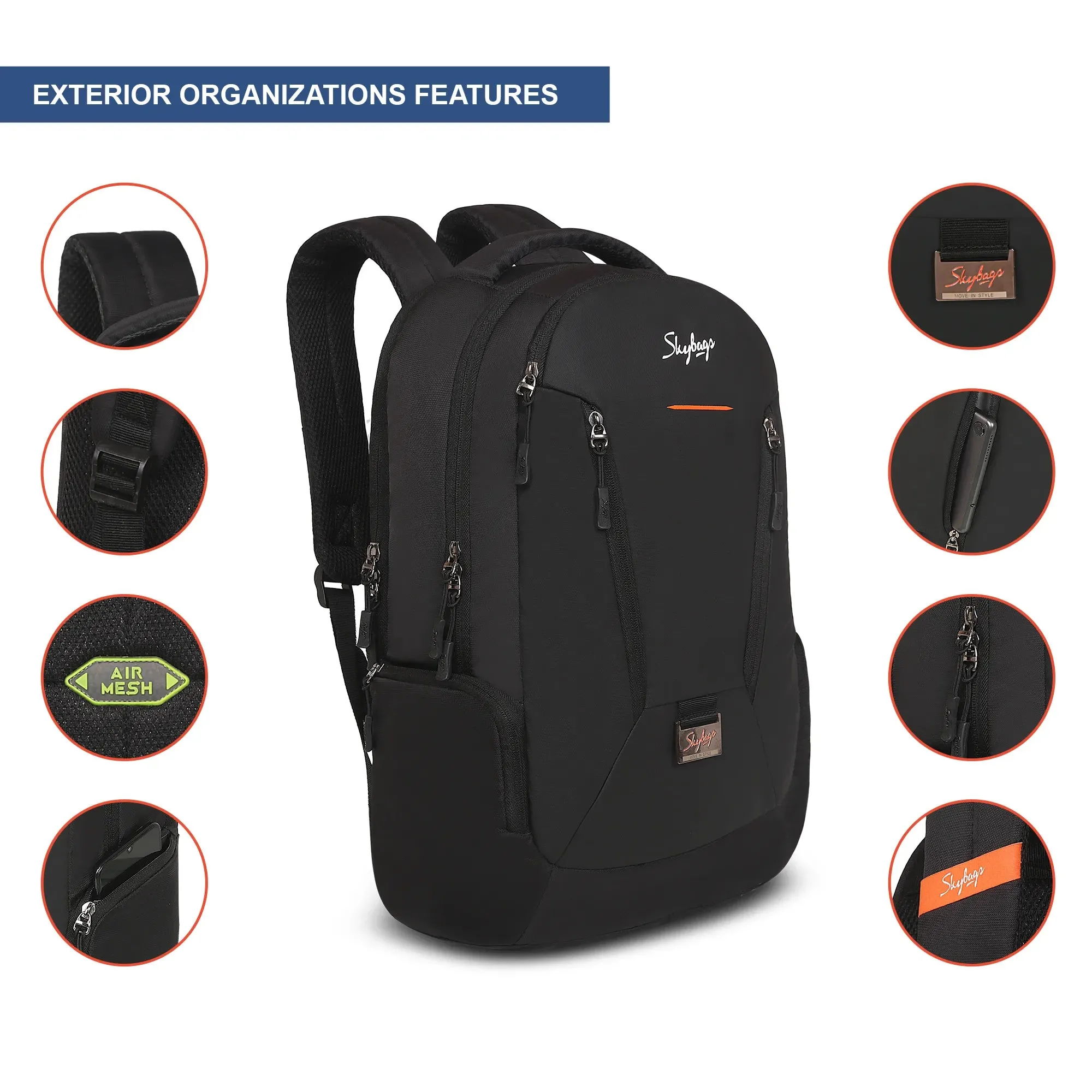 Skybags Chester Pro  01 Laptop Backpack