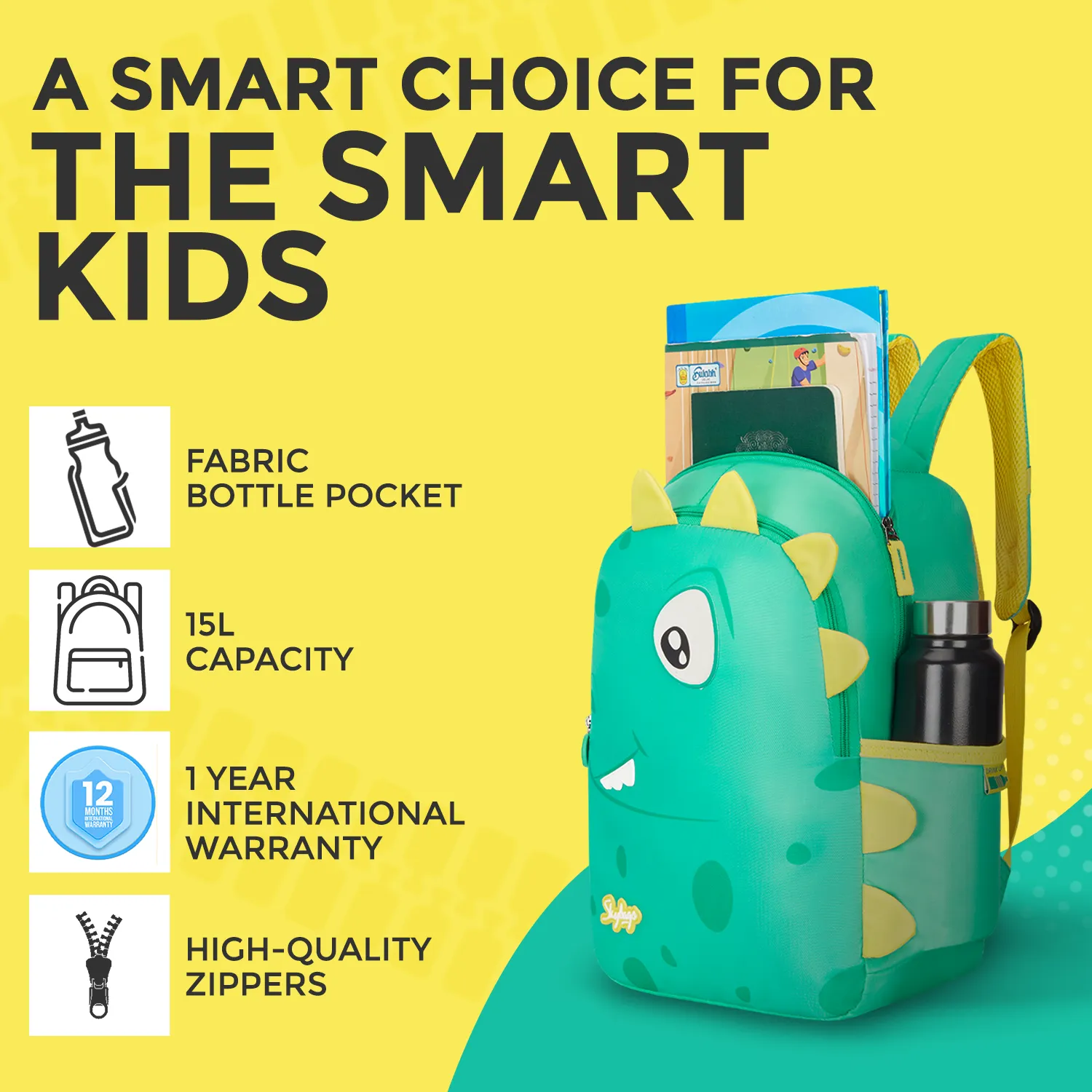 Skybags DINO 01  SCHOOL BACKPACK