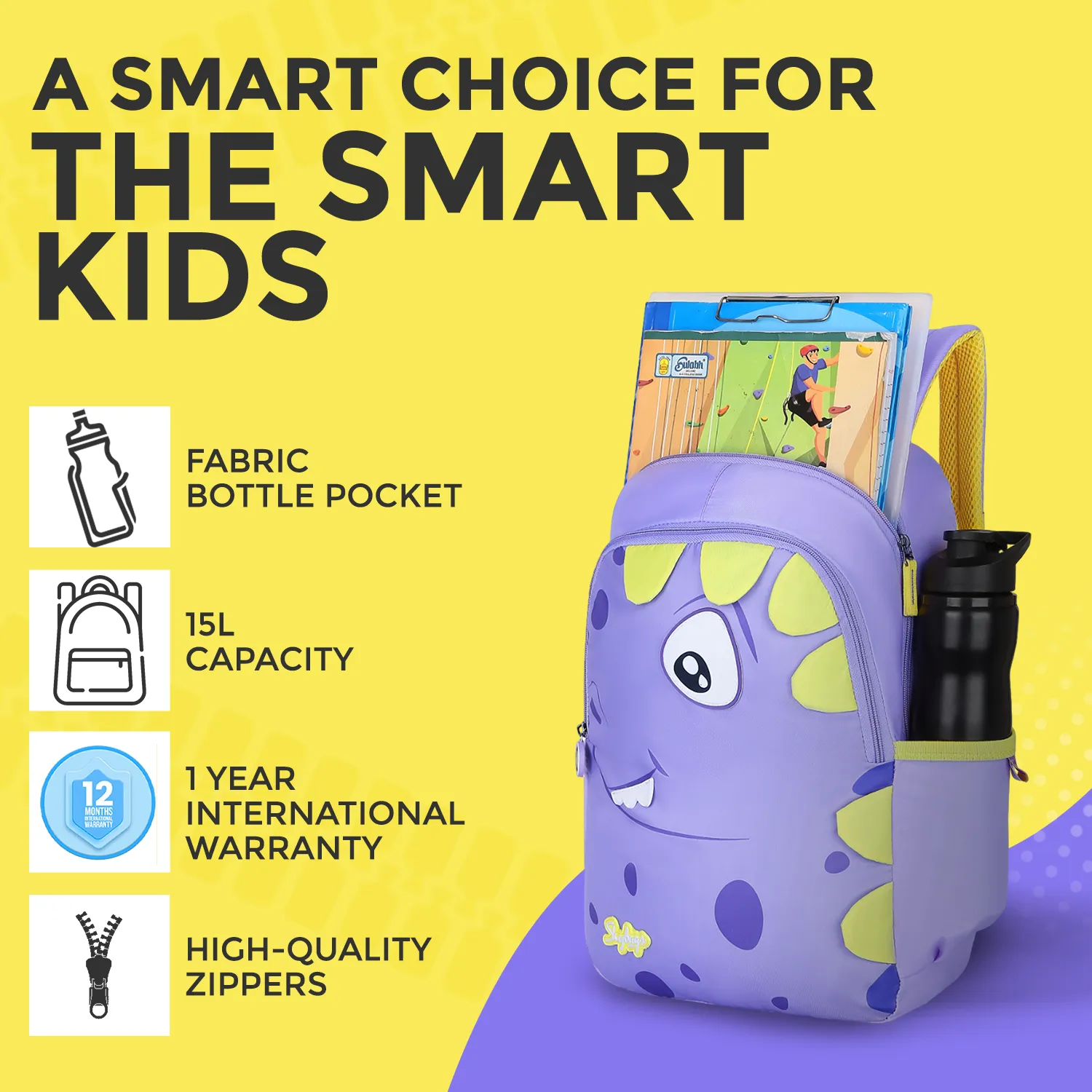 Skybags DINO 01  SCHOOL BACKPACK