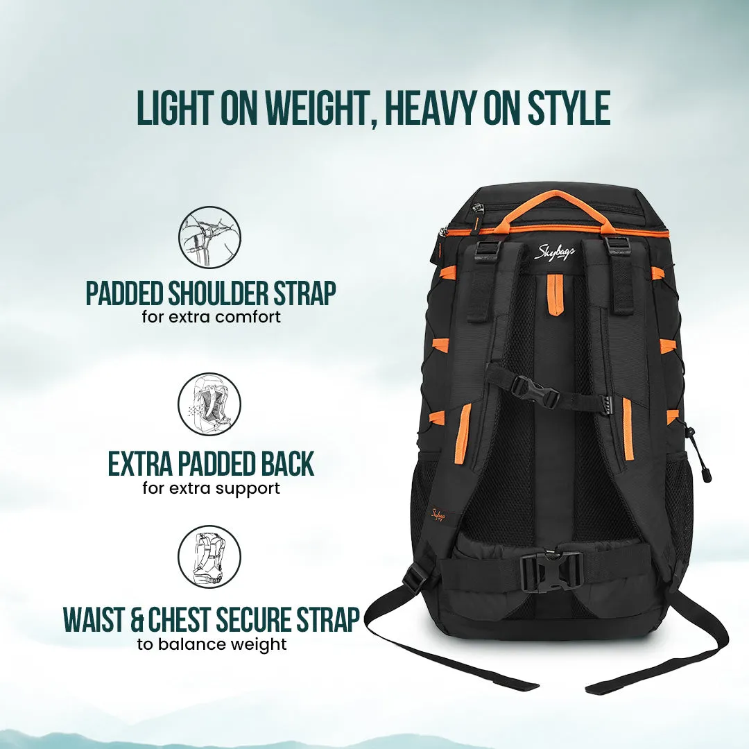 Skybags Hawk  01 Rucksack 45L  Black