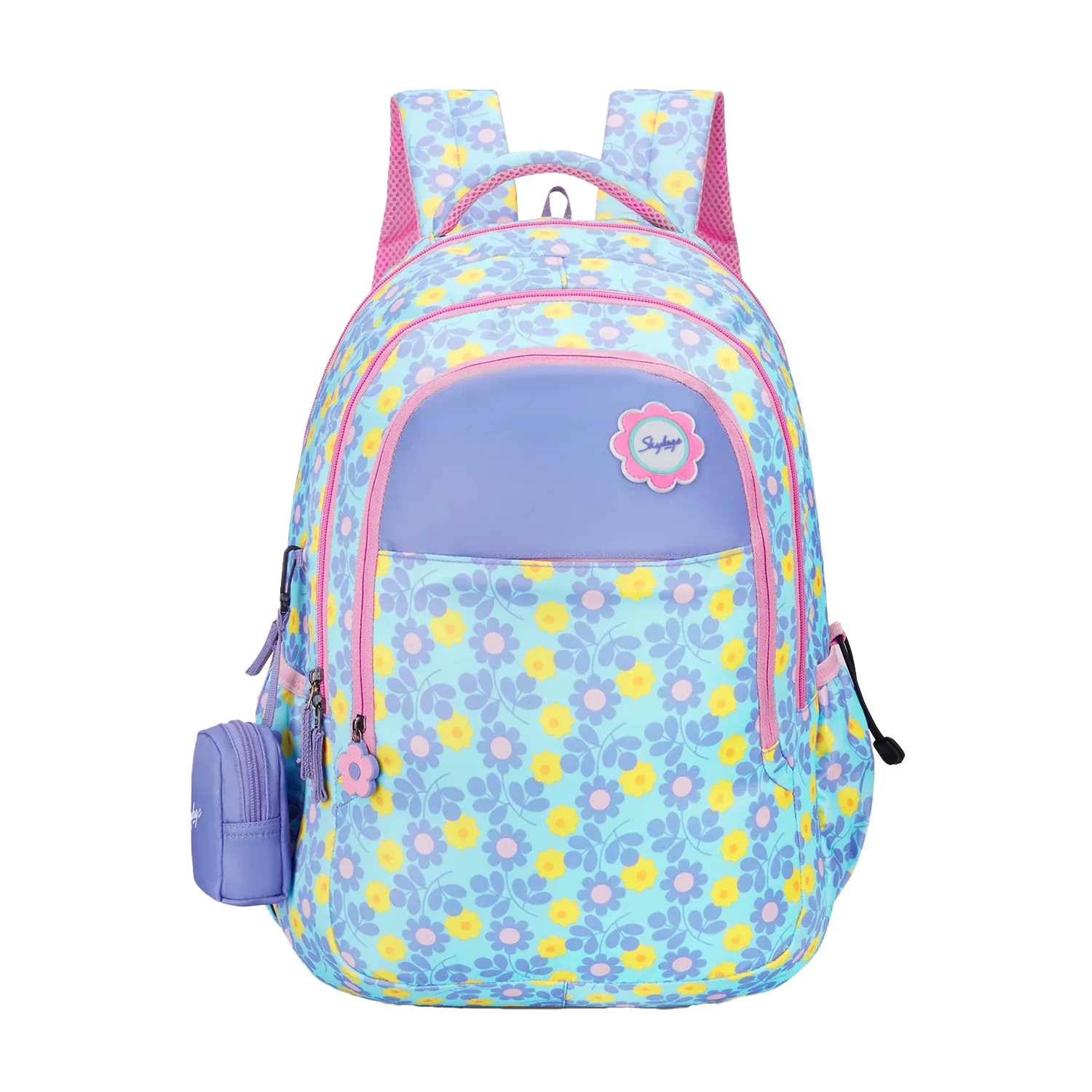 Skybags JADE 02 FLORAL SCL BP PURPLE