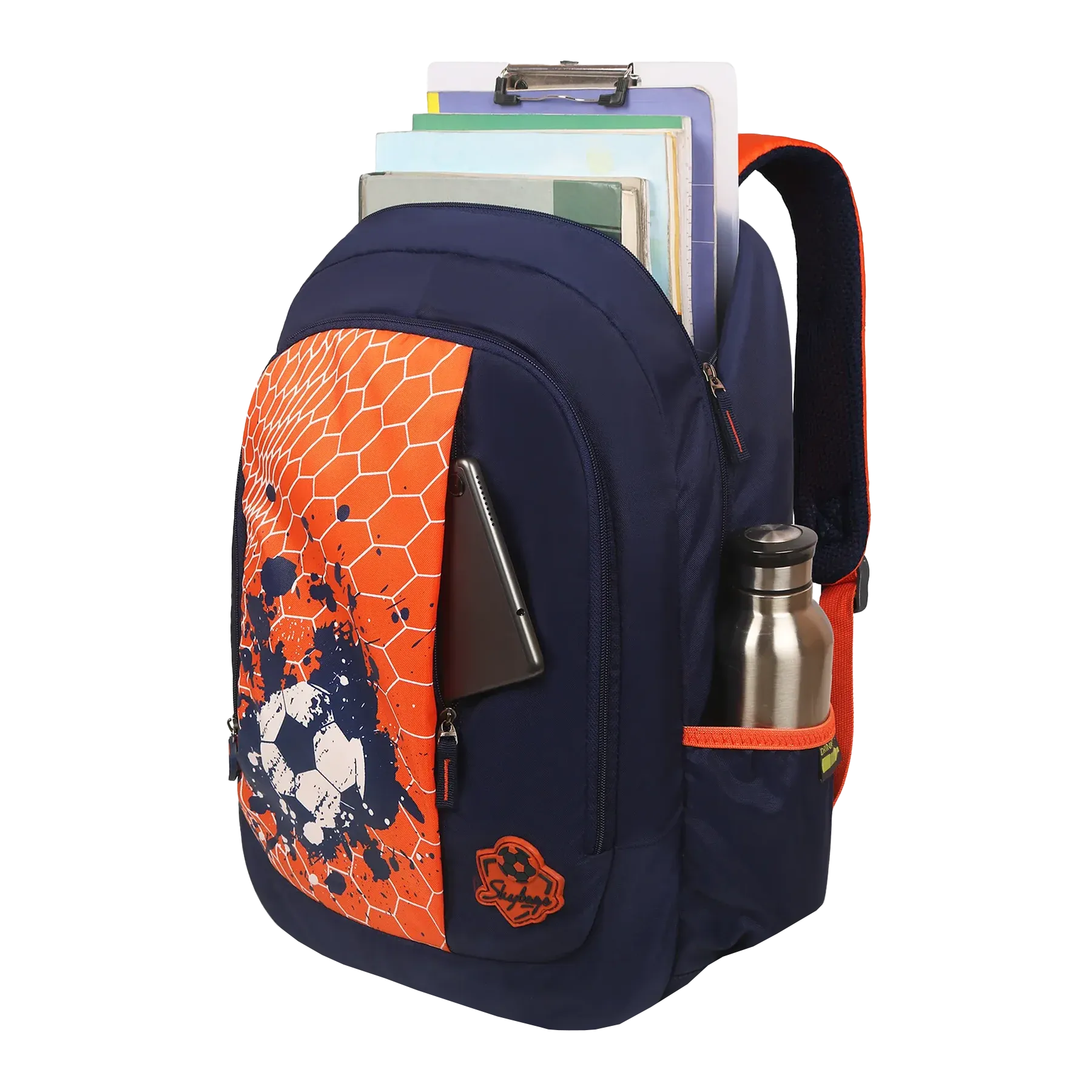 Skybags Strike  01 School Backpack Red