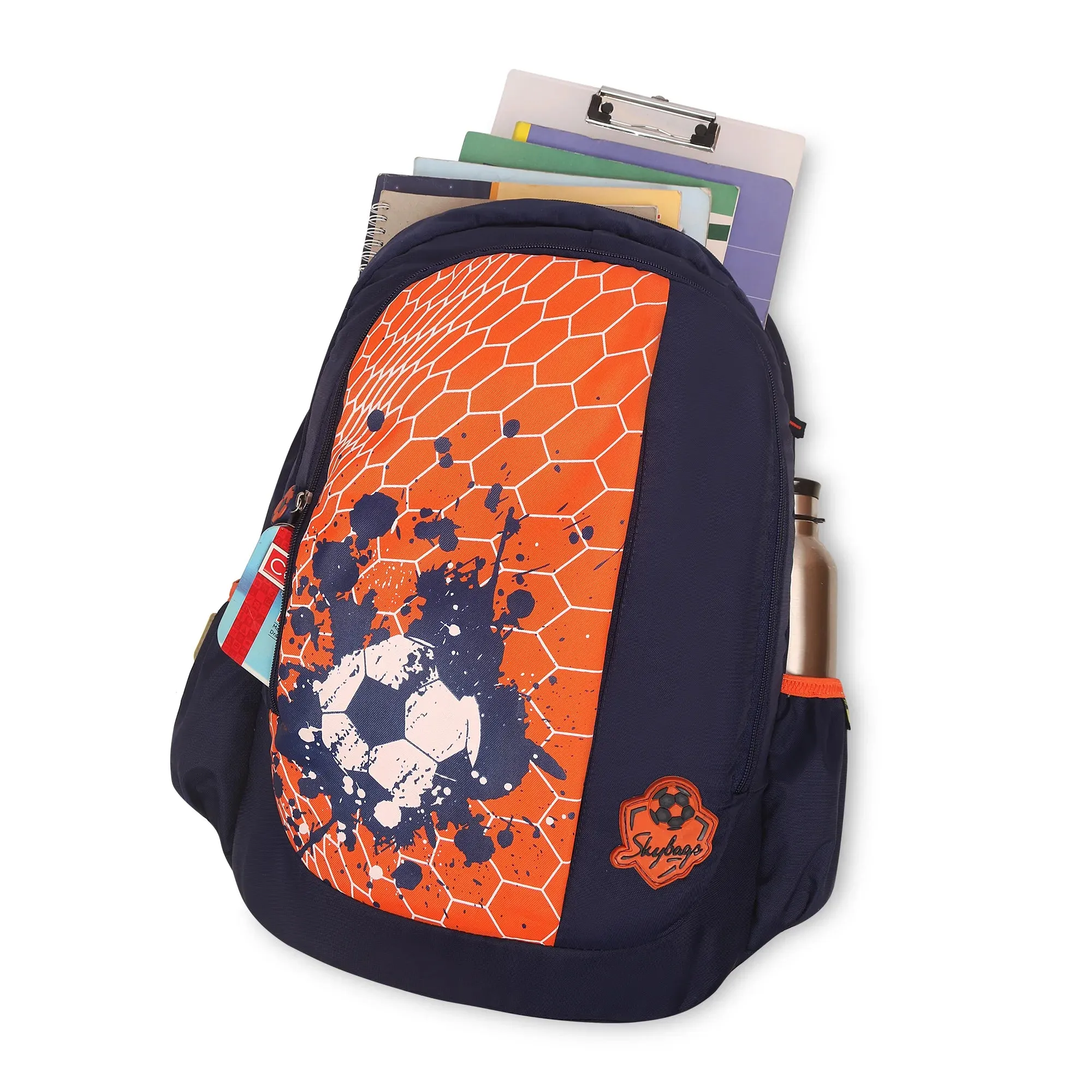 Skybags Strike  01 School Backpack Red