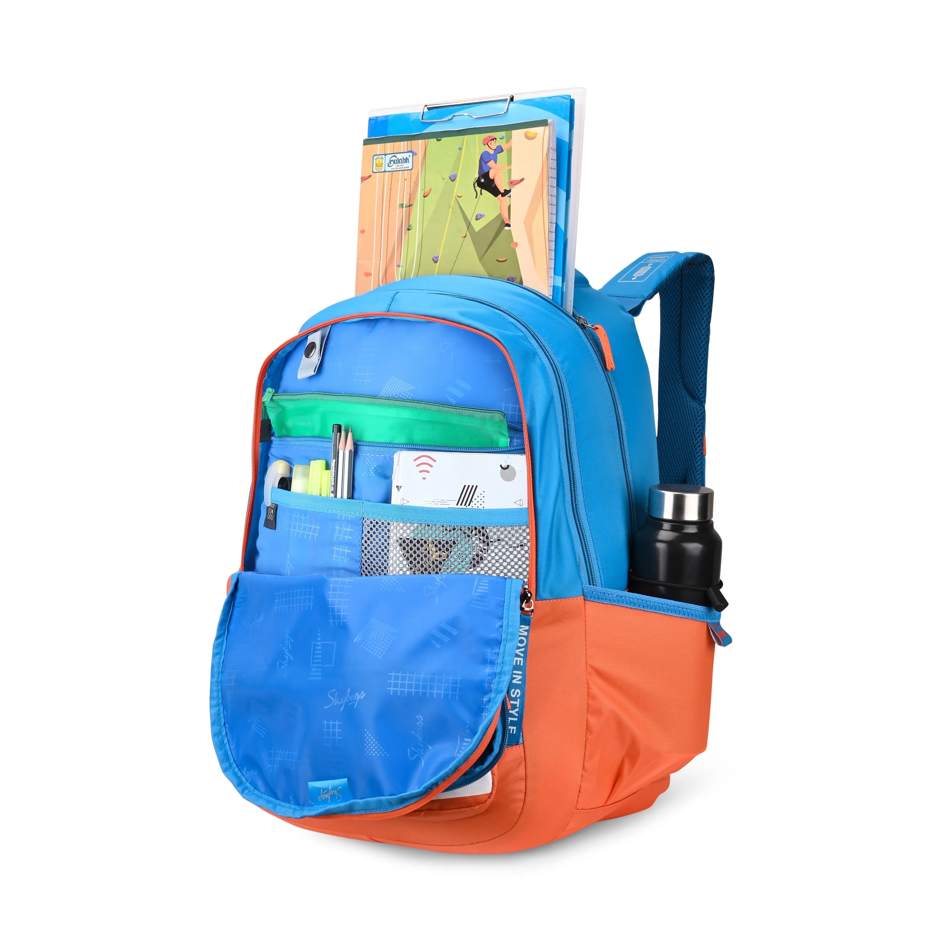 Skybags WOKE PRO 03  SCHOOL BACKPACK