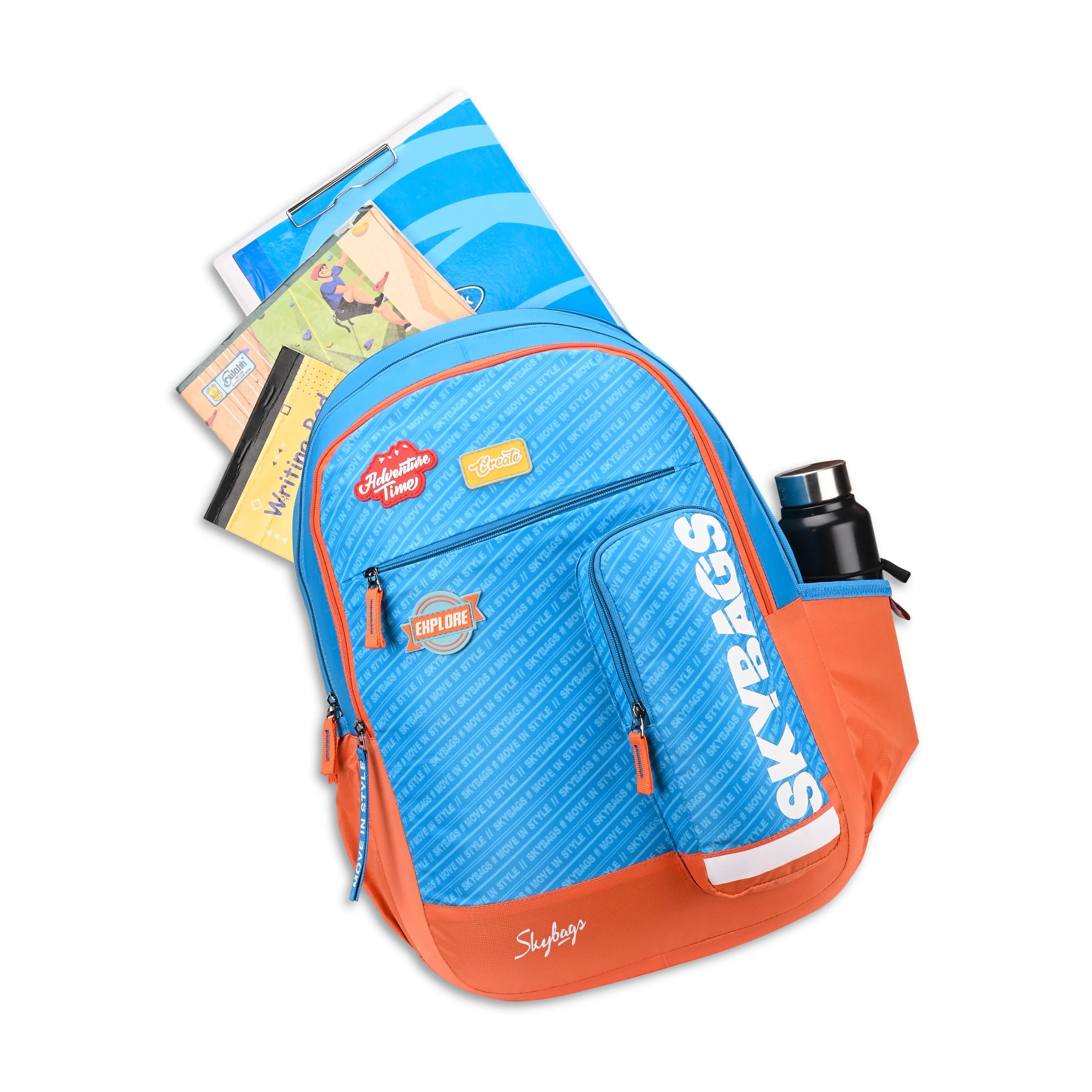Skybags WOKE PRO 03  SCHOOL BACKPACK