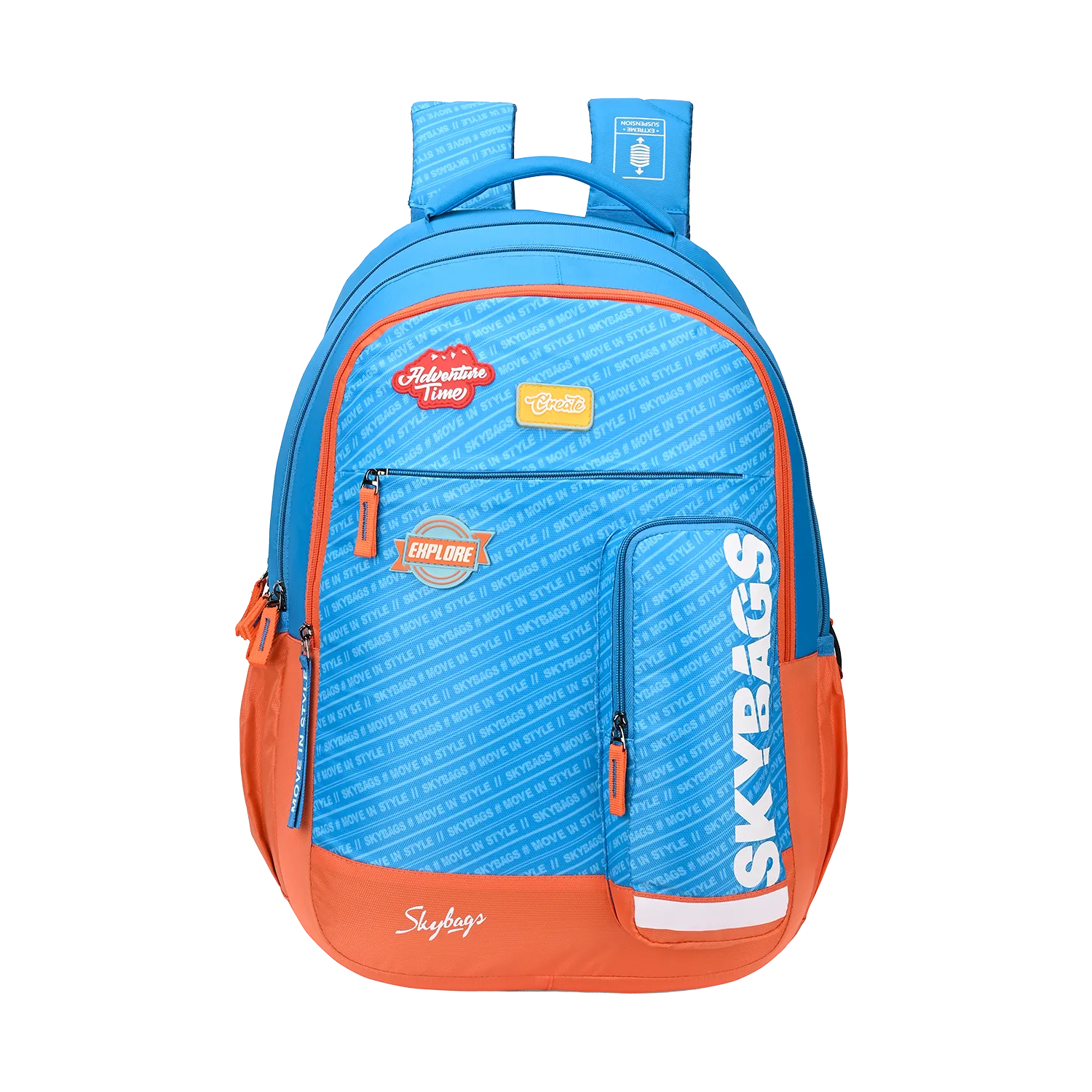 Skybags WOKE PRO 03  SCHOOL BACKPACK