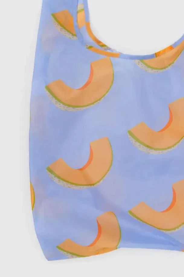 Standard Reusable Bag in Cantaloupe Blue