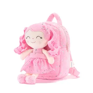 (US Only) Gloveleya 9-inch Starry Sky Girl Backpack Pink