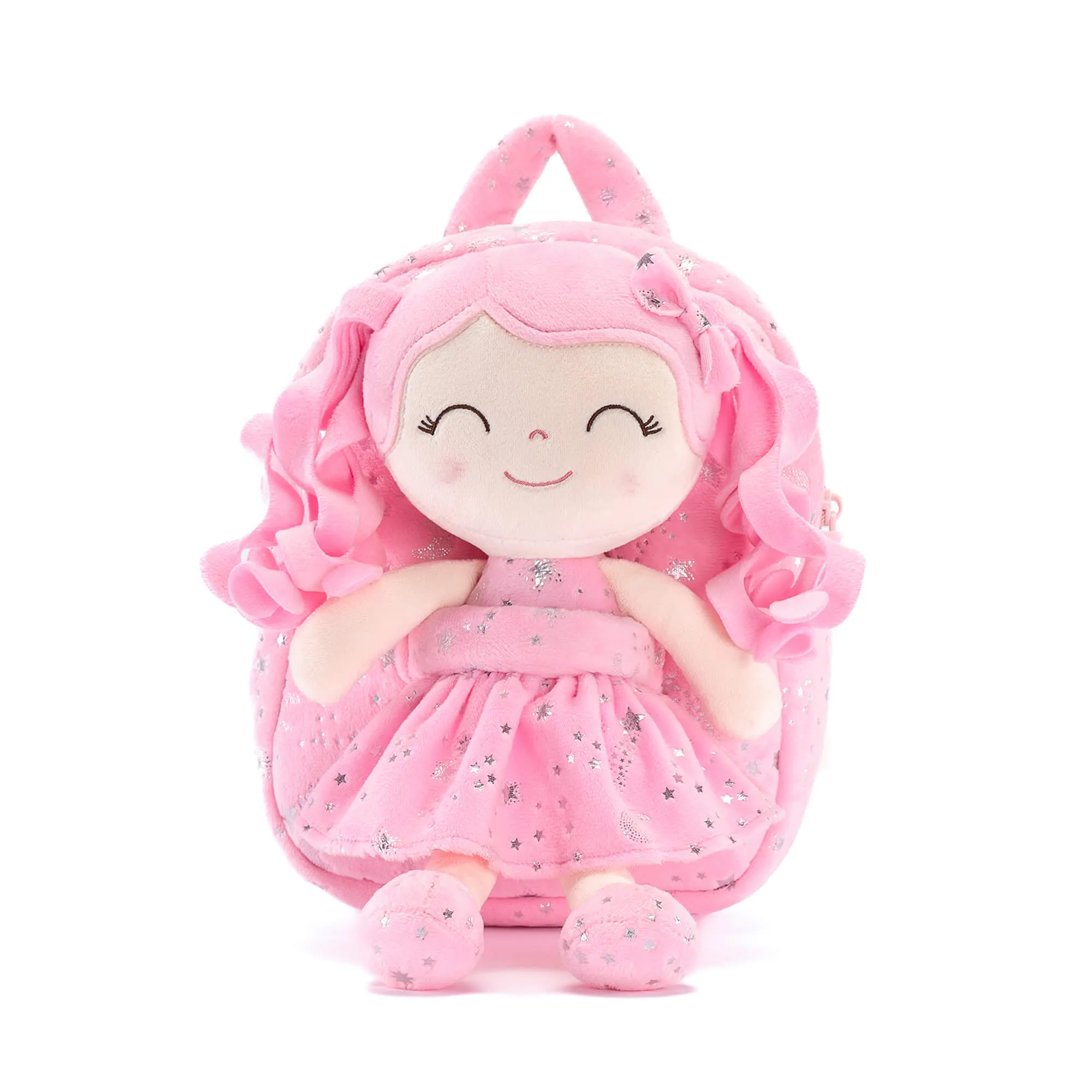 (US Only) Gloveleya 9-inch Starry Sky Girl Backpack Pink