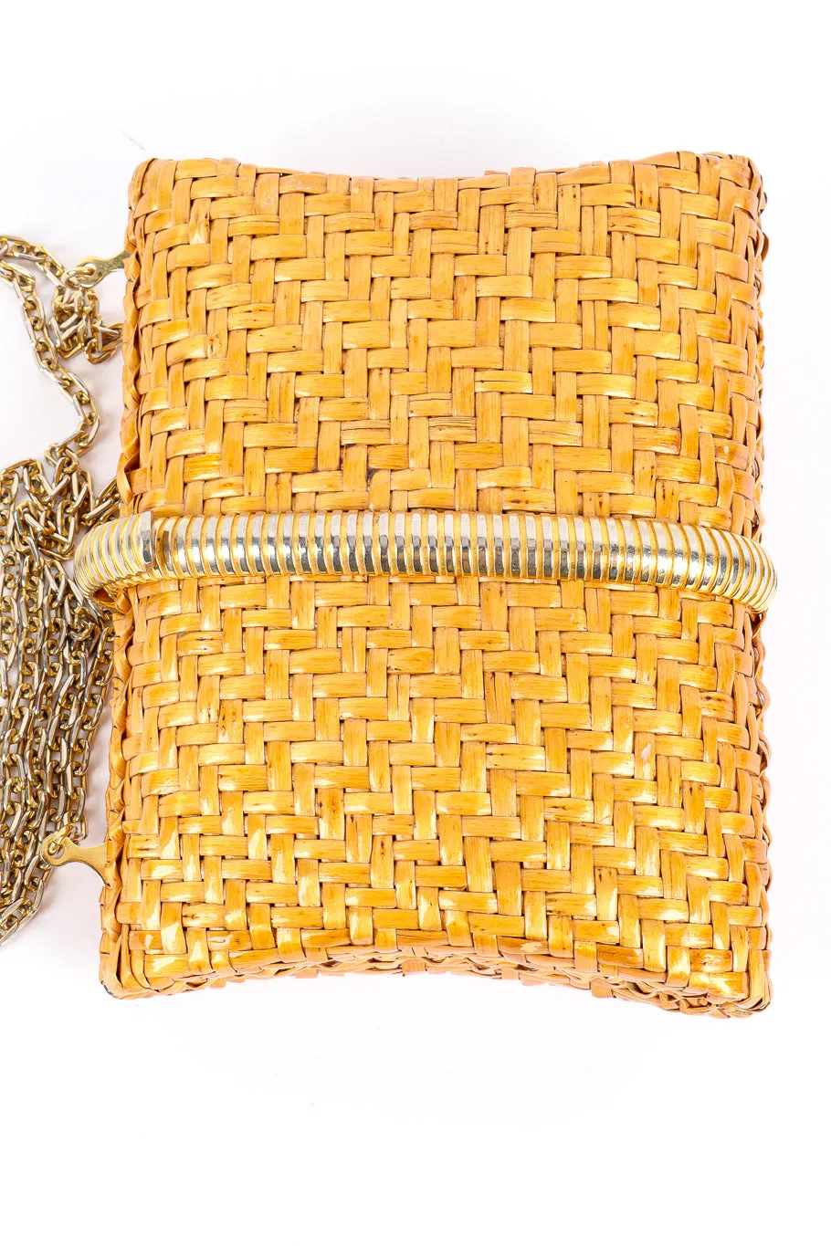 Wicker Shoulder Clutch