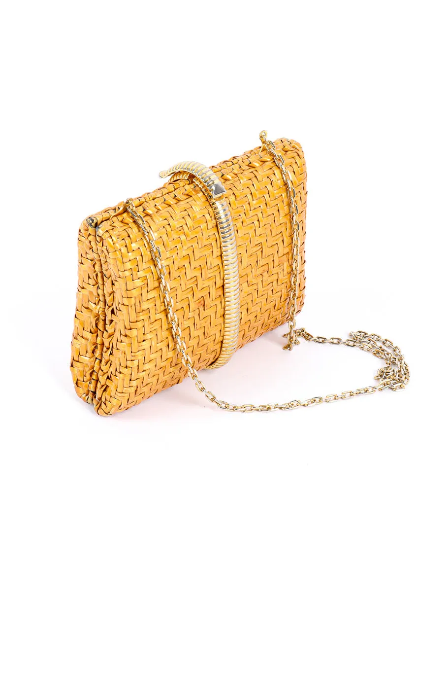 Wicker Shoulder Clutch