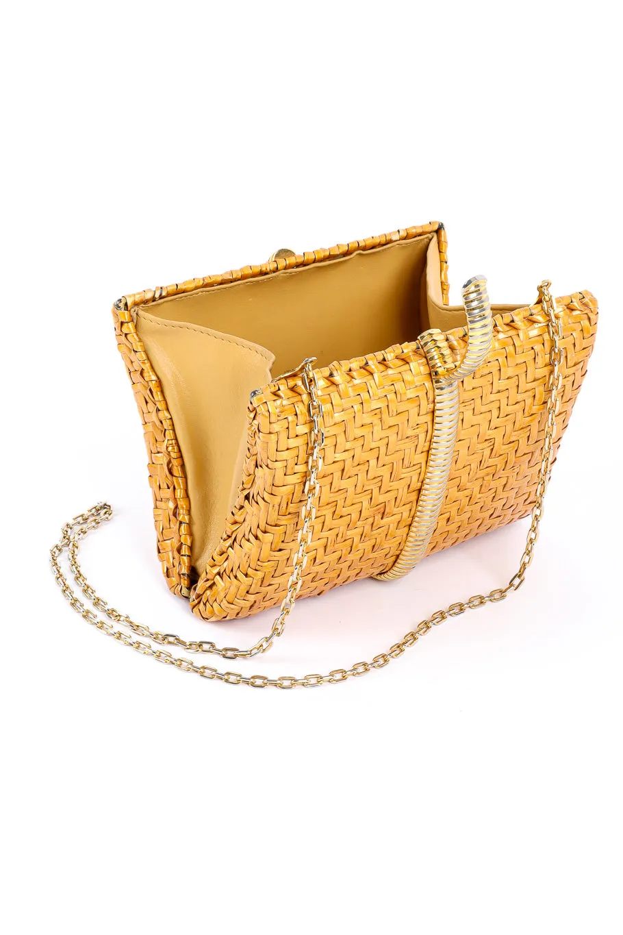 Wicker Shoulder Clutch