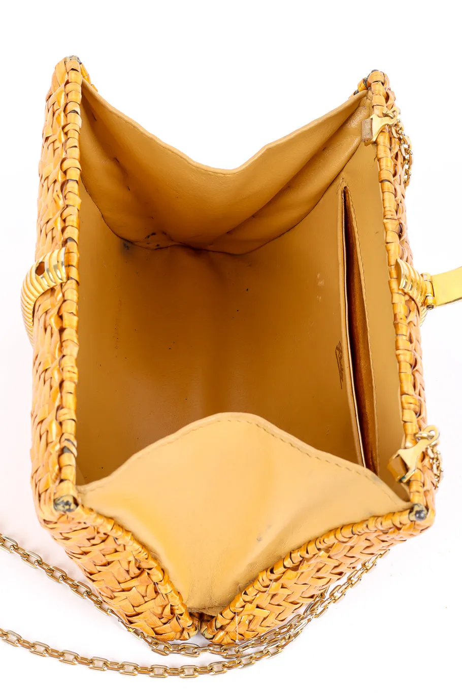 Wicker Shoulder Clutch
