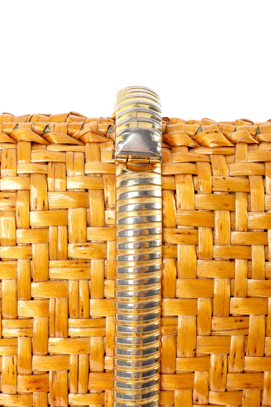 Wicker Shoulder Clutch