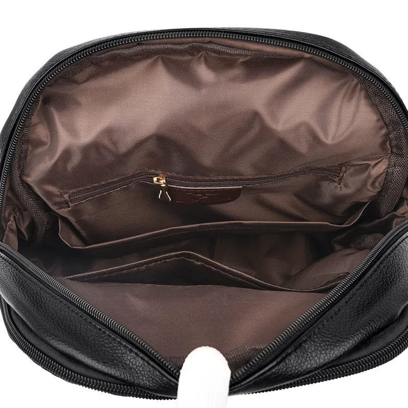 Women's Korean Simple Fashion Large Capacity Backpacks