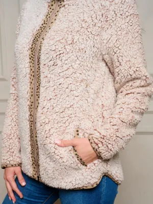 WOMEN'S LONG SLEEVE POCKETS ZIP UP JACKET
