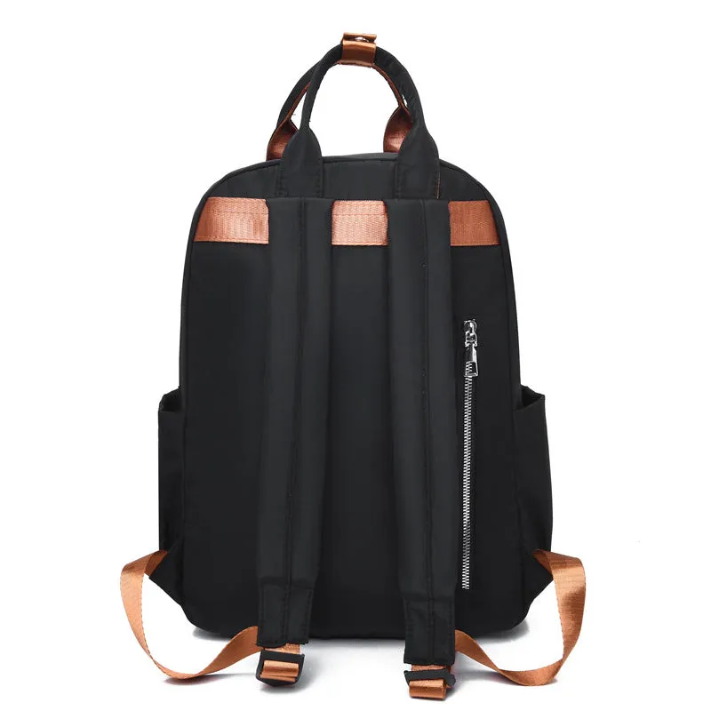 Women's Nylon Fashion Simple Notebook Computer Portable Backpacks
